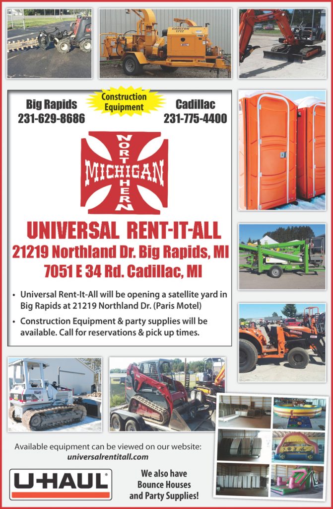 Universal Rent It All Northern Michigan Construction Equipment