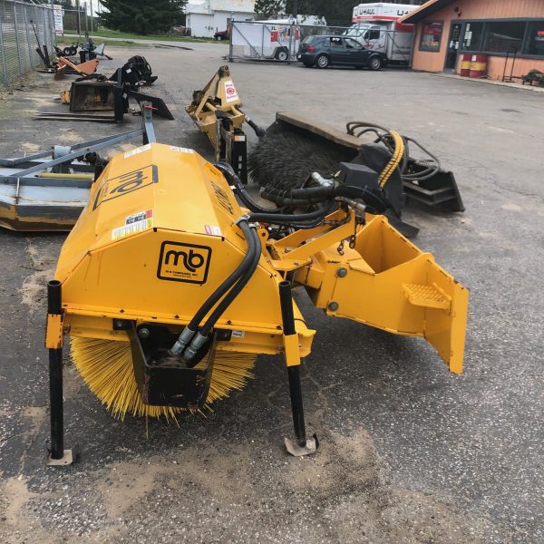 broom 5 ft skid steer M B companies Universal Rent It All