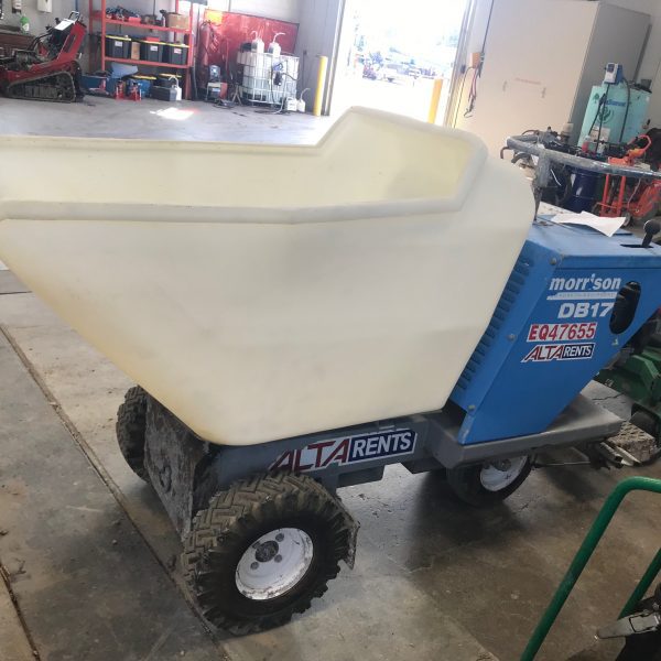 Concrete dump buggy 1/2 yd W/scrubber DB 17 Universal Rent It All