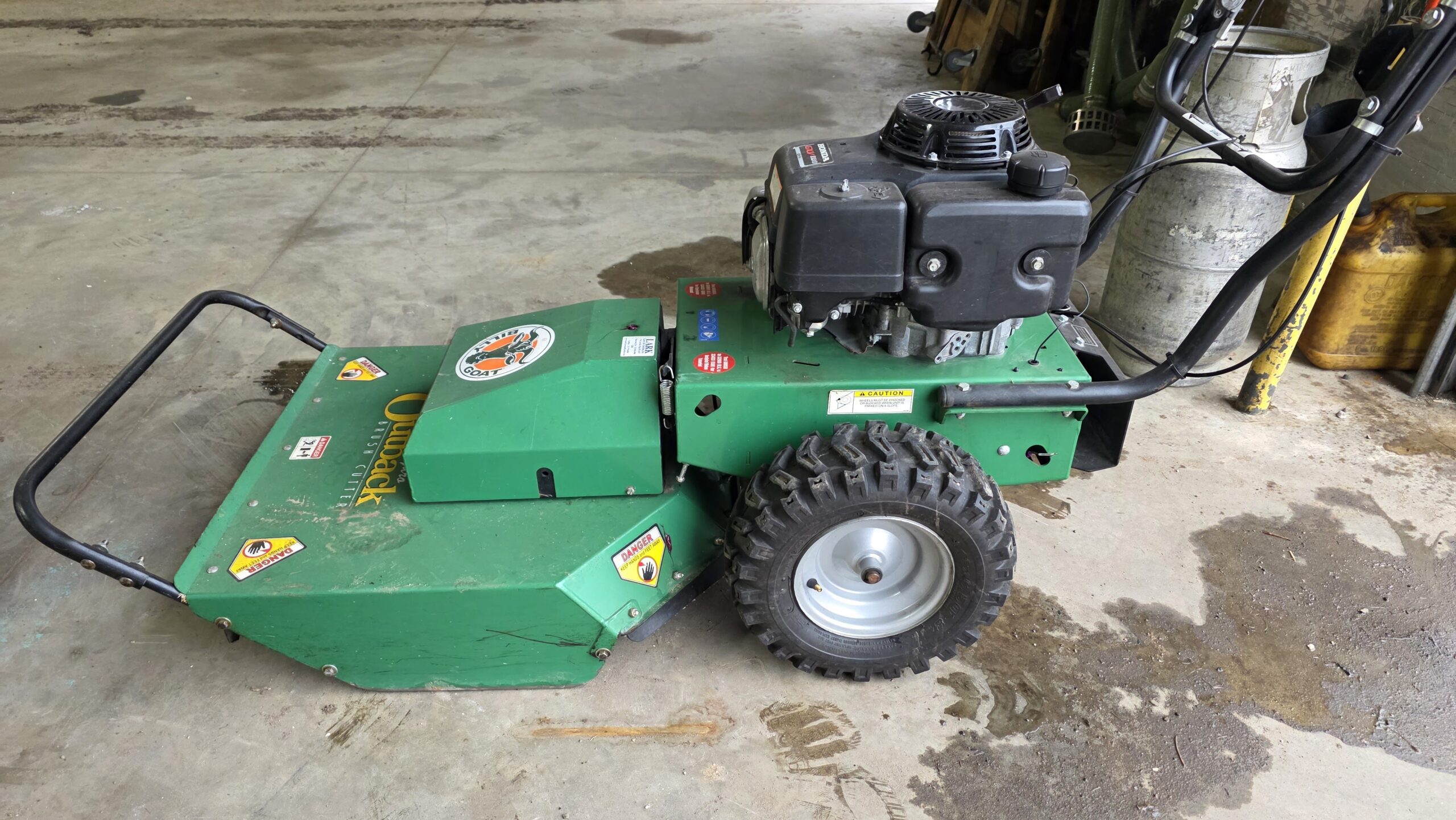 Billy Goat walk behind brush hog